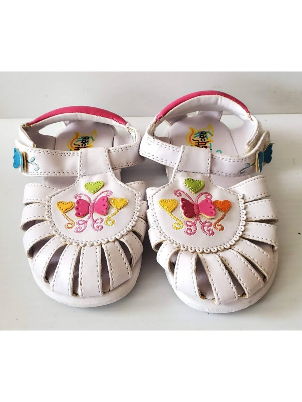 RACHEL SHOES GIRL TODDLER BUTTERFLY SANDALS SIZE 8M NWOT